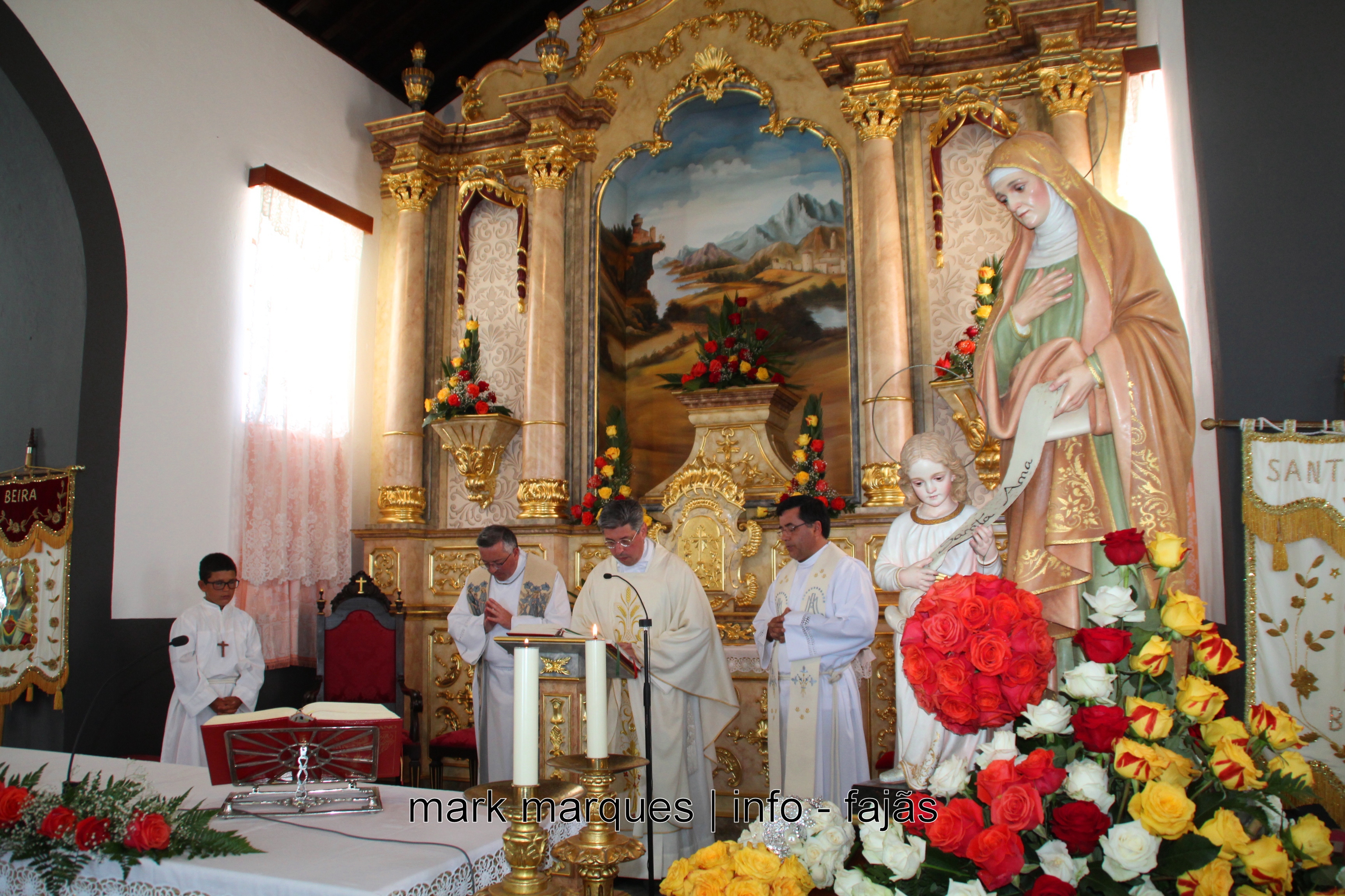 MISSA EM HONRA DE SANT`ANA – BEIRA (VELAS) – (Ilha de São Jorge). (reportagem fotográfica)