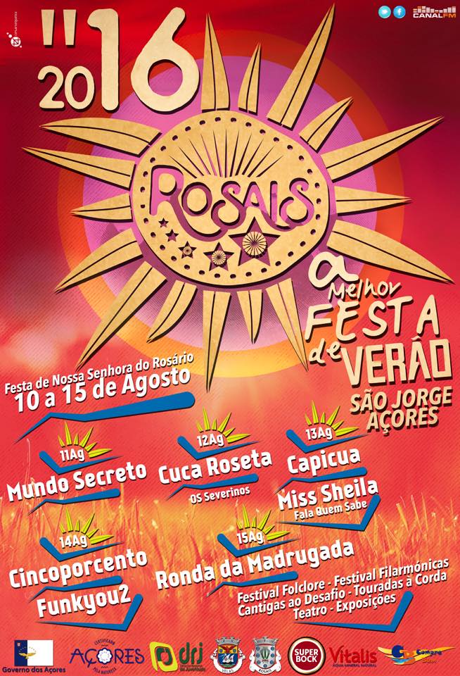 ROSAIS EM FESTA – ILHA DE SÃO JORGE (AÇORES) (10 a 15 de Agosto)