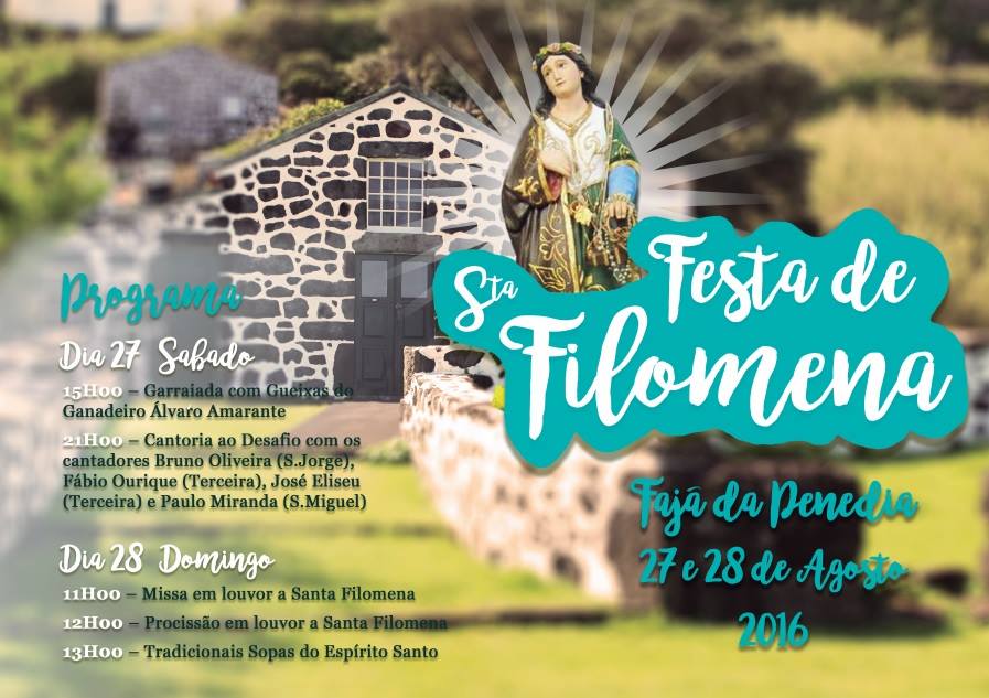FESTA NA FAJÃ DA PENEDIA – NORTE PEQUENO – ILHA DE SÃO JORGE (27 e 28 de Agosto)