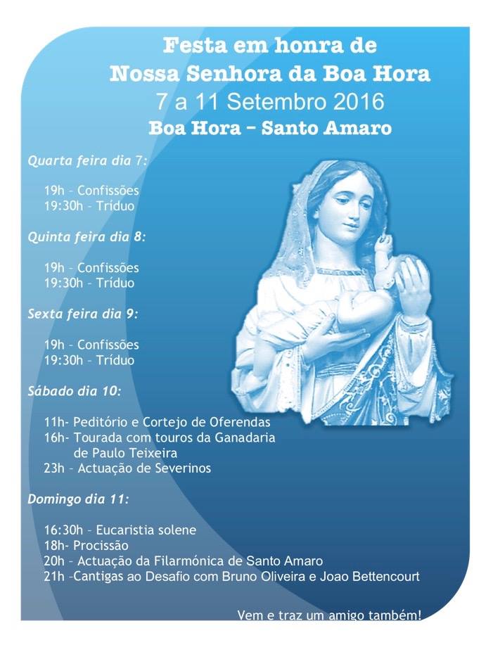 FESTA EM HONRA DE Nª SRª DA BOA HORA – SANTO AMARO – ILHA DE SÃO JORGE