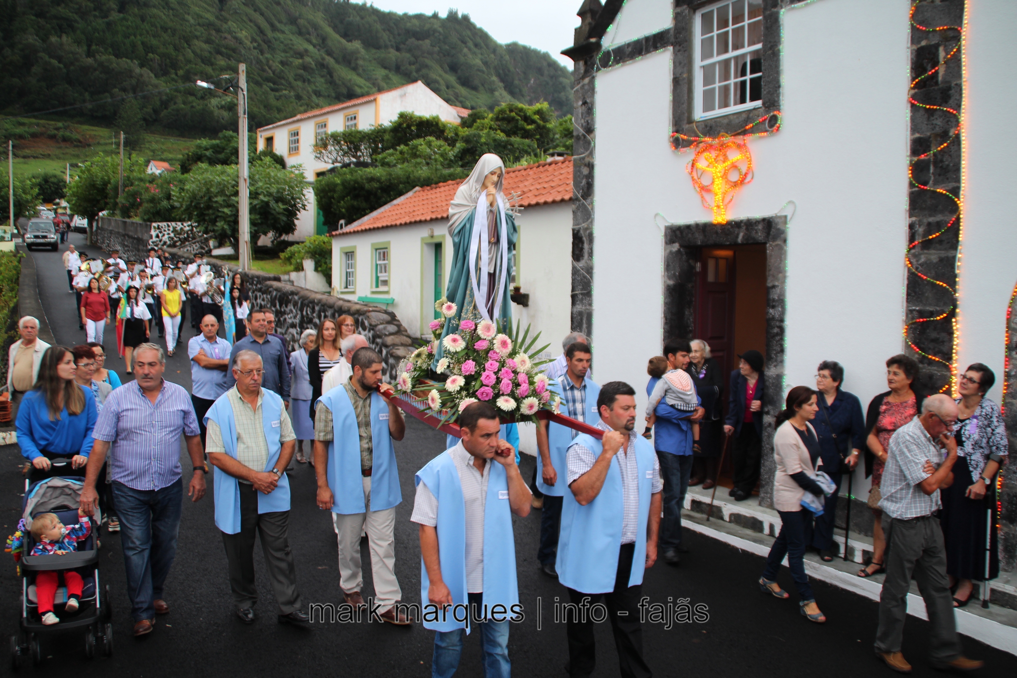 PROCISSÃO NA FAJÃ DO OUVIDOR (NORTE GRANDE) – ILHA DE SÃO JORGE. (reportagem fotográfica)