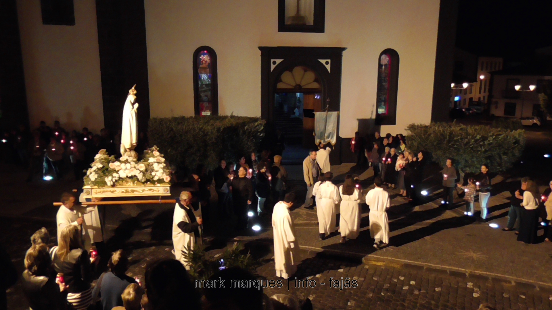 PROCISSÃO DE VELAS / Nª SRª DE FÁTIMA – VILA DAS VELAS – ILHA DE SÃO JORGE (c/ vídeo)