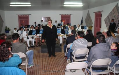 BANDA FILARMÓNICA DE SANTO AMARO COM NOVA SEDE, ANUNCIA A PRESIDENTE DA CASA DO POVO DE SANTO AMARO. (c/ reportagem fotográfica)