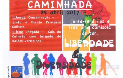 CAMINHADA PELA “LIBERDADE & DIVERSIDADE” – CAO – CALHETA (dia 24 de Abril) – Ilha de São Jorge