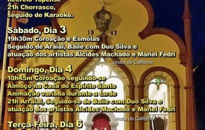 FESTAS DO DIVINO ESPÍRITO SANTO – VILA DO TOPO – (2 a 6 de Junho) – Ilha de São Jorge.