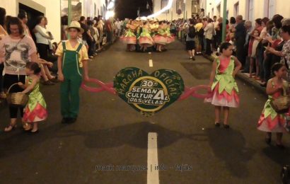 MARCHA OFICIAL DA 30ª SEMANA CULTURAL DAS VELAS – FESTIVAL DE JULHO 2017 – CALHETA – Ilha de São Jorge (c/ vídeo)