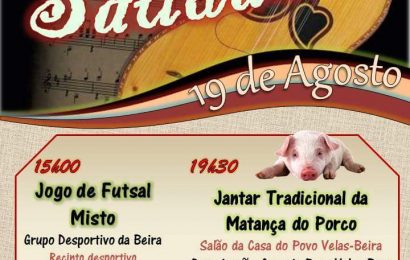 FESTA DA SAUDADE – CASA DO POVO DE VELAS (BEIRA) NO PRÓXIMO SÁBADO 19 DE AGOSTO
