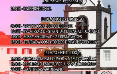 FESTAS NO NORTE PEQUENO EM HONRA DE Nª SRª DO ROSÁRIO – Ilha de São Jorge (12 a 15 de Agosto)