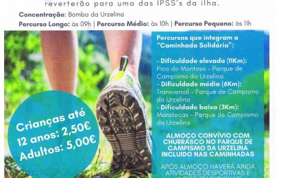 CAMINHADA SOLIDÁRIA – (15 de Outubro) – Urzelina / Ilha de São Jorge