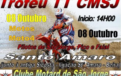 CLUBE MOTARD DE SÃO JORGE PROMOVE “TROFÉU TT” – Domingo dia 8 (Santo Amaro) – Ilha de São Jorge