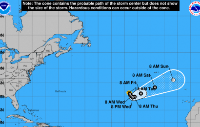 Tempestade tropical Ophelia deverá afetar os Açores, alerta Proteção Civil