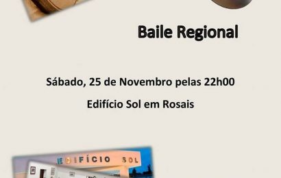 BAILES REGIONAIS NO EDIFÍCIO SOL – Rosais – Ilha de São Jorge (próximo sábado dia 25)