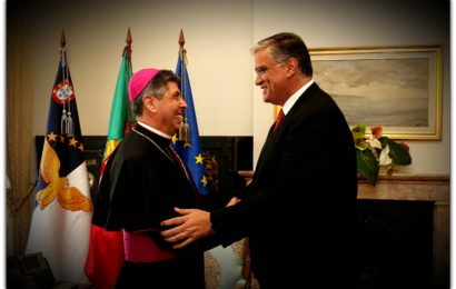 Presidente do Governo dos Açores, recebeu D. José Avelino Bettencourt (Natural da Ilha de São Jorge)