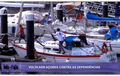 “VOLTA AOS AÇORES CONTRA AS DEPENDÊNCIAS” teve primeira paragem na Ilha de São Jorge – João Silva quer sensibilizar para a problemática do vício do álcool e das drogas. (c/ vídeo)