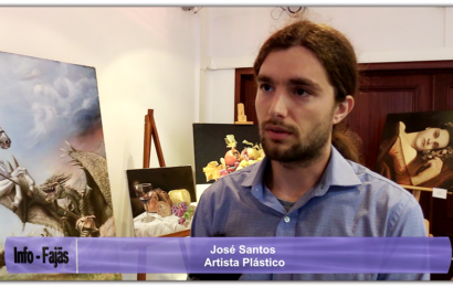 JOSÉ SANTOS EXPÕE PINTURA – 31ª SEMANA CULTURAL DAS VELAS – Ilha de São Jorge (c/ vídeo)