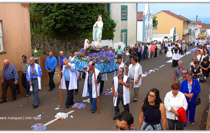 PROCISSÃO DE Nª SRª DE LOURDES – Santo Antão – Ilha de São Jorge (c/ vídeo)