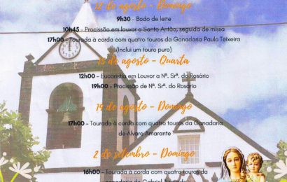 FESTA DE Nª SRª ROSÁRIO – NORTE PEQUENO – Ilha de São Jorge (Programa)