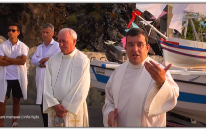SERMÃO NO PORTO DOS TERREIROS – INAUGURAÇÃO DA ERMIDA DE SANTO ANTÓNIO (Terreiros / Manadas) – Ilha de São Jorge (c/ vídeo)