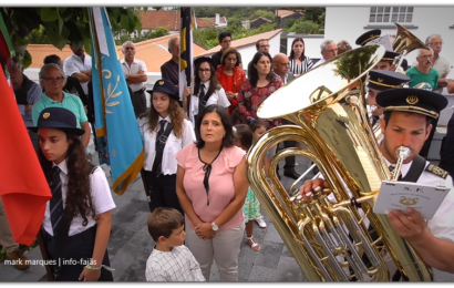 “RECREIO NORTENSE” SAÚDA Nª SRª DAS NEVES – Norte Grande – Ilha de São Jorge (c/ vídeo)