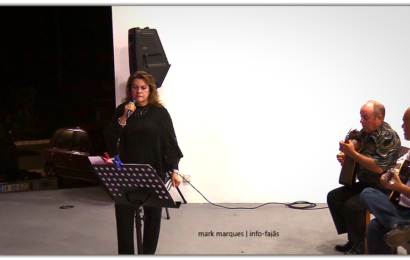 NOITE DE FADO COM “MARGARIDA SEQUEIRA” NA FESTA DE Nª SRª DAS DORES – FAJÃ DO OUVIDOR – Norte Grande – Ilha de São Jorge (c/ vídeo)