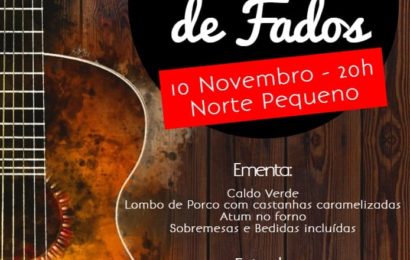 JANTAR E NOITE DE FADOS – SOCIEDADE DO NORTE PEQUENO – Ilha de São Jorge (Próximo dia 10 de Novembro)
