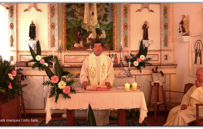 SERMÃO DO PE. ALEXANDRE MEDEIROS – FESTA Nª SRª DE FÁTIMA – FAJÃ DA RIBEIRA D`AREIA – Ilha de São Jorge (c/ vídeo)