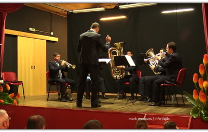 “QUINTETO DE METAIS” EM CONCERTO DE ANIVERSÁRIO DA SOCIEDADE ESTÍMULO – Vila da Calheta – Ilha de São Jorge (c/ vídeo)