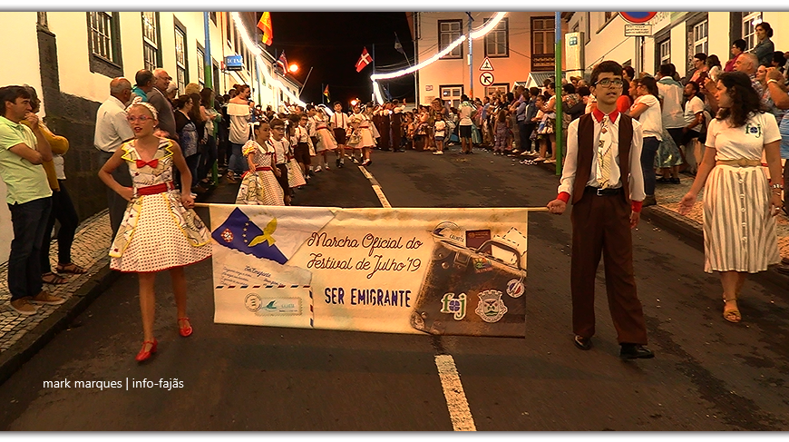 MARCHA OFICIAL DO FESTIVAL DE JULHO / 2019 – Vila da Calheta – Ilha de São Jorge (c/ vídeo)