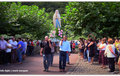 “PROCISSÃO” – FESTA DE Nª SRª DE LOURDES” – Fajã dos Cubres – Ilha de São Jorge (c/ vídeo)