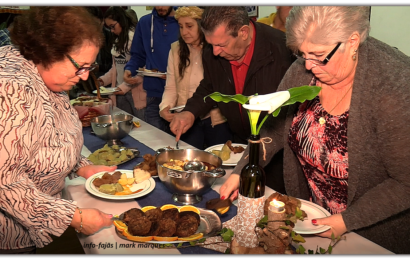 “JANTAR DA MATANÇA DE PORCO” – Grupo de Folclore dos Rosais – Rosais – Ilha de São Jorge (c/ vídeo)