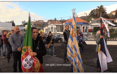 BANDA UNIÃO ROSALENSE SAÚDA SANTO ANTÃO – Rosais na Festa de Santo Antão – Ilha de São Jorge (c/ vídeo)