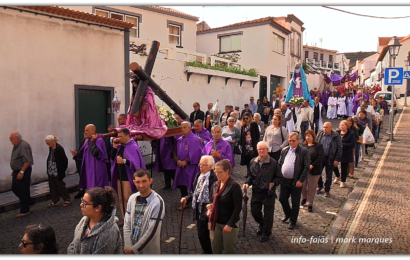 PROCISSÃO DO SENHOR DOS PASSOS (Encontro) – Vila das Velas – Ilha de São Jorge (c/ vídeo)