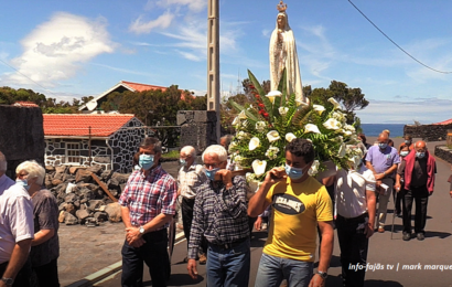 PROCISSÃO EM HONRA DE Nª SRª DE FÁTIMA – FAJÃ DA RIBEIRA D`AREIA – Ilha de São Jorge (c/ vídeo)