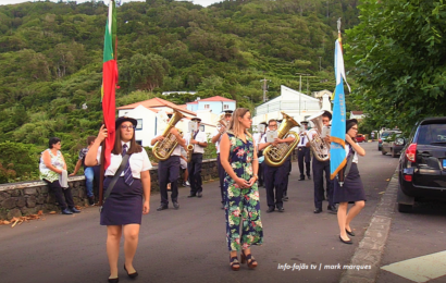 BANDA RECREIO NORTENSE abrilhantou a Festa de Nª Srª das Dores – Fajã do Ouvidor – Ilha de São Jorge (c/ vídeo)