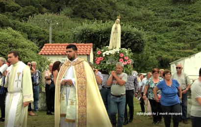 PROCISSÃO EM HONRA DE Nª SRª DE FÁTIMA – Fajã da Ribeira D`Areia – Ilha de São Jorge (c/ vídeo)