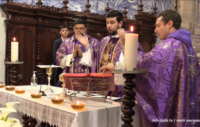 IGREJA DO NORTE GRANDE – Missa no V domingo da Quaresma – Ilha de São Jorge (c/ vídeo)