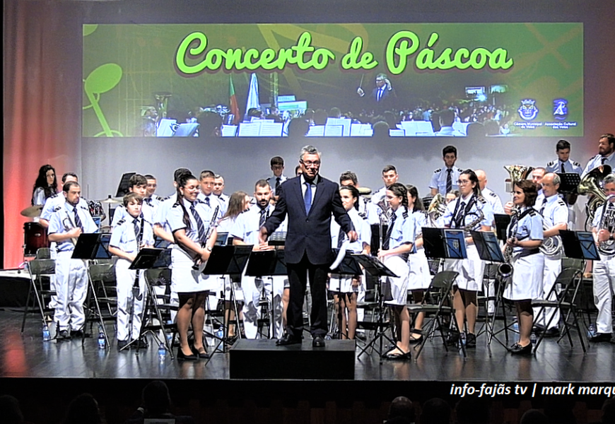CONCERTO DE PÁSCOA – Banda Filarmónica de Santo Amaro – Auditório Municipal de Velas – Ilha de São Jorge (c/ vídeo)
