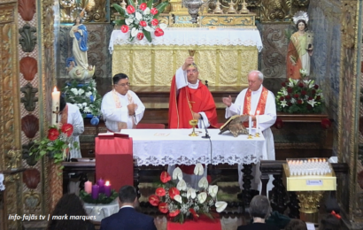 “EUCARISTIA SOLENE” – Festa de Santa Bárbara – Manadas – Ilha de São Jorge (c/ vídeo)