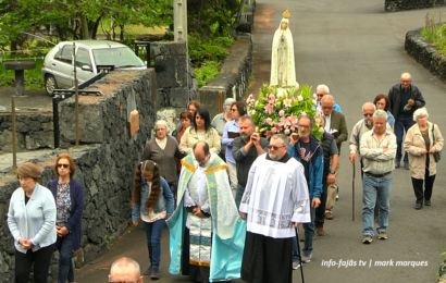 Fajã da Ribeira D`Areia – Festa de Nª Senhora de Fátima – Procissão – Ilha de São Jorge (c/ vídeo)