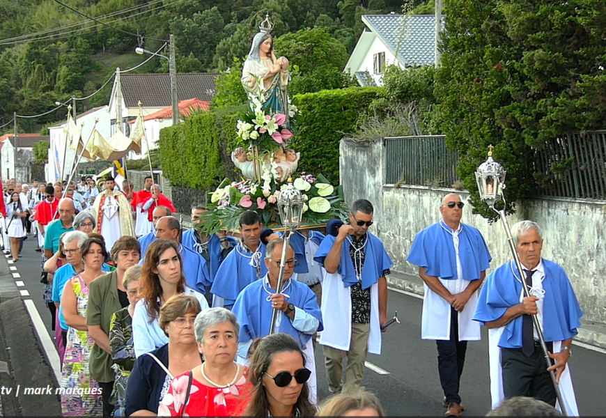 “FESTA DA SRª DA BOA HORA” (Procissão) – Boa Hora / Santo Amaro – Ilha de São Jorge (08.09.2024) (c/ vídeo)