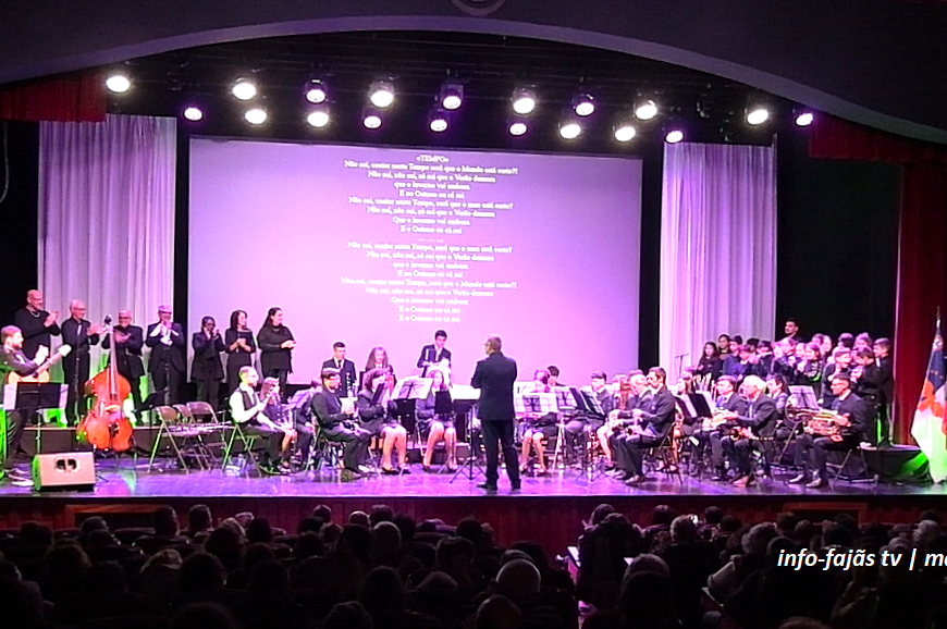 “UNIÃO URZELINENSE + JOÃO MONIZ” em Concerto – Auditório de Velas – Ilha de São Jorge (22.02.2025) (c/ vídeo)